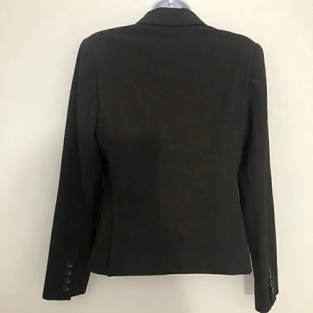 Express Design Studio Size 6 Classy Brown Jacket! - Picture 5 of 6